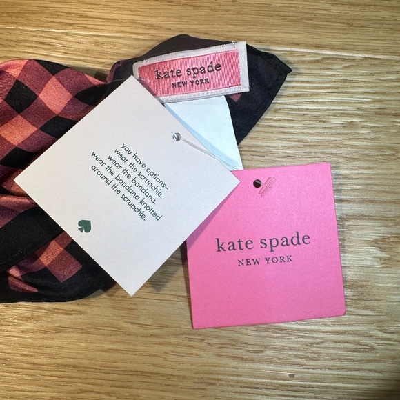 Kate Spade Silk Hair Tie - 100% SILK - Picture 4 of 4